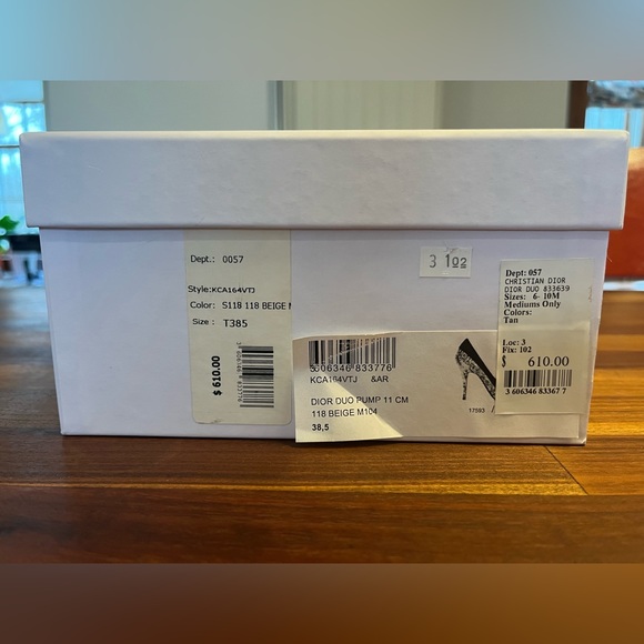 Christian Dior Snakeskin Duo Pump  38.5 EU like-new condition - Picture 6 of 6